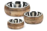 Designed by Lotte Hundenapf Katzennapf Holz